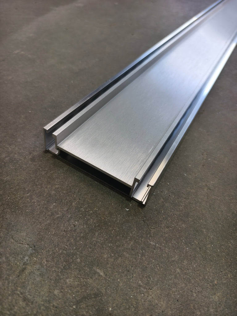 Brushed Silver Tile Insert DIY Aluminium Grate Kit