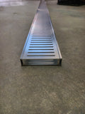 Brushed Silver Slotted DIY Aluminium Grate Kit