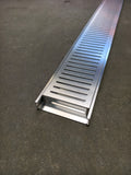Brushed Silver Slotted DIY Aluminium Grate Kit