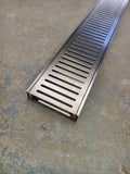 Brushed Gunmetal Slotted DIY Aluminium Grate Kit