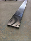 Brushed Gunmetal Slotted DIY Aluminium Grate Kit
