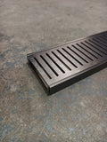 Brushed Gunmetal Slotted DIY Aluminium Grate Kit